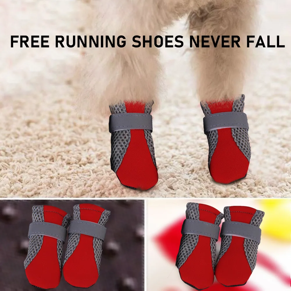 Sapatos para Cães e Gatos Impermeáveis com Faixa Refletiva Tamanho XL - Image 3