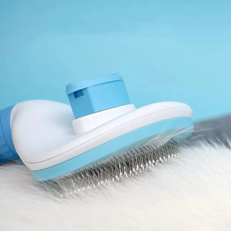 Escova para Cães e Gatos de Aço Inoxidável Remove Emaranhados - Imagem 6