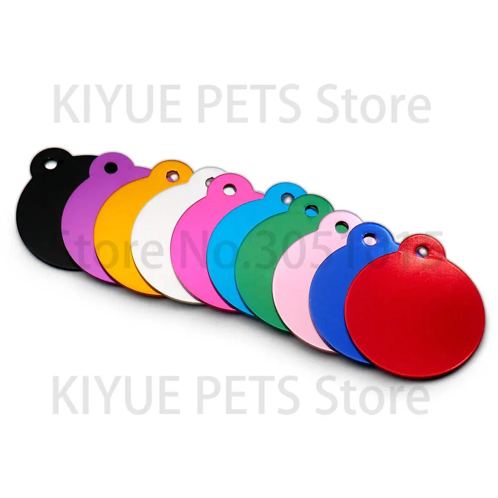 Chaveiro de Identificação KIYUE Redondo para Gatos com Gravação a Laser - Image 3