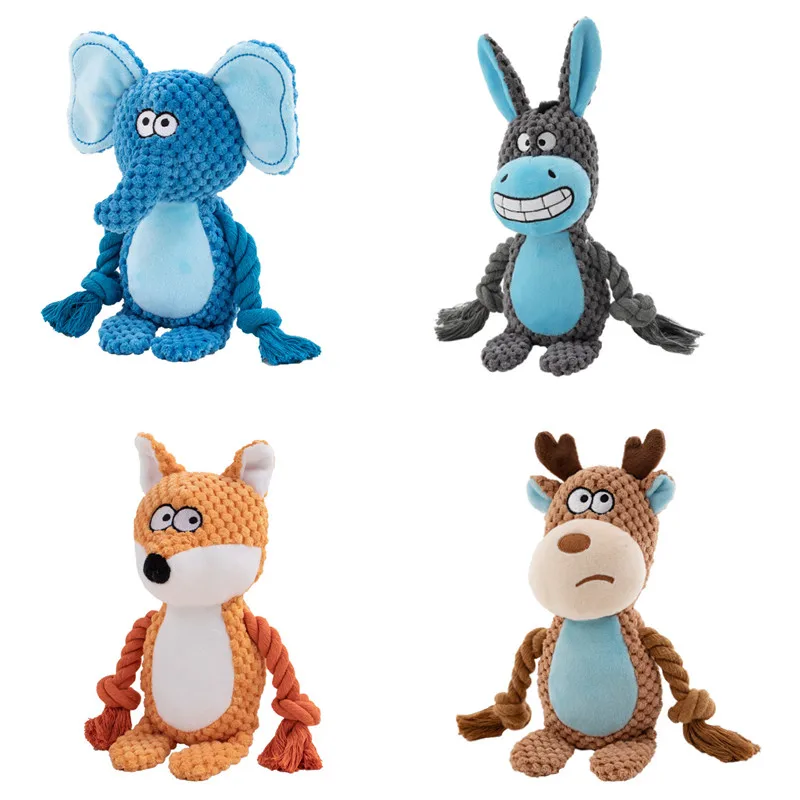 Brinquedo de Pelúcia para Cães Pequenos com Som e Chocalho - Image 2