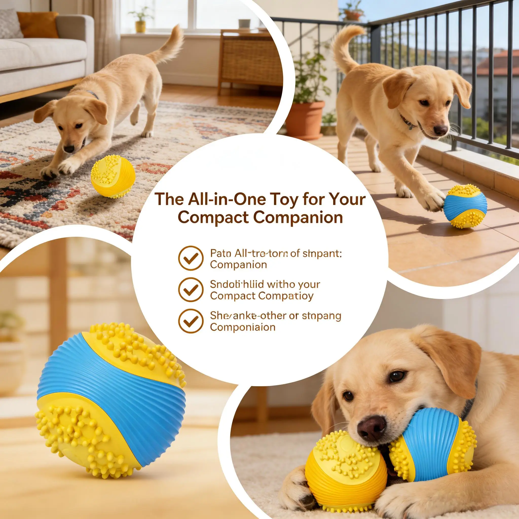 Brinquedo para Cães de TPR com Som para Mastigar - Imagem 4