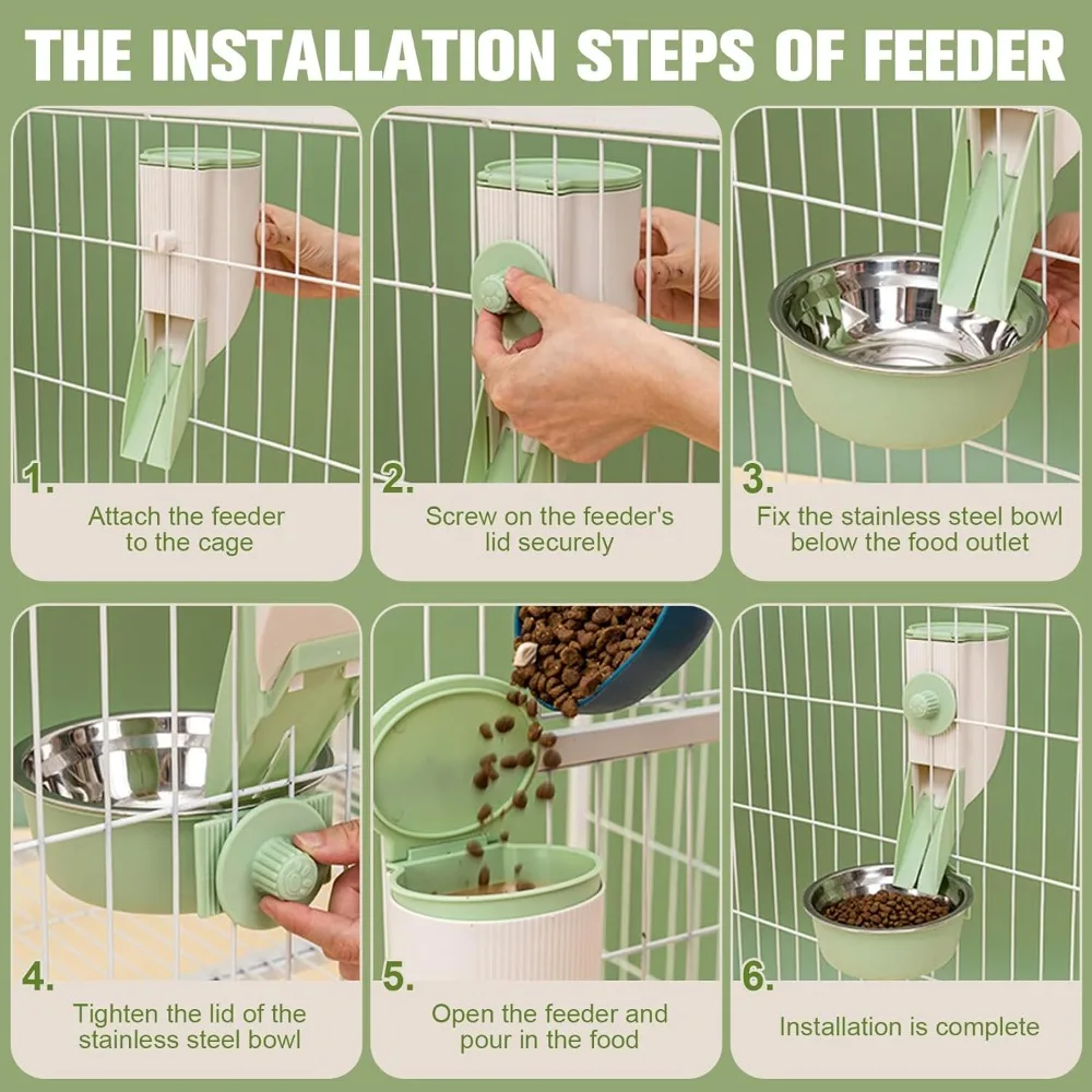 Alimentador Automático para Gatos com Tigela 30oz e Bebedouro 500ml - Imagem 5