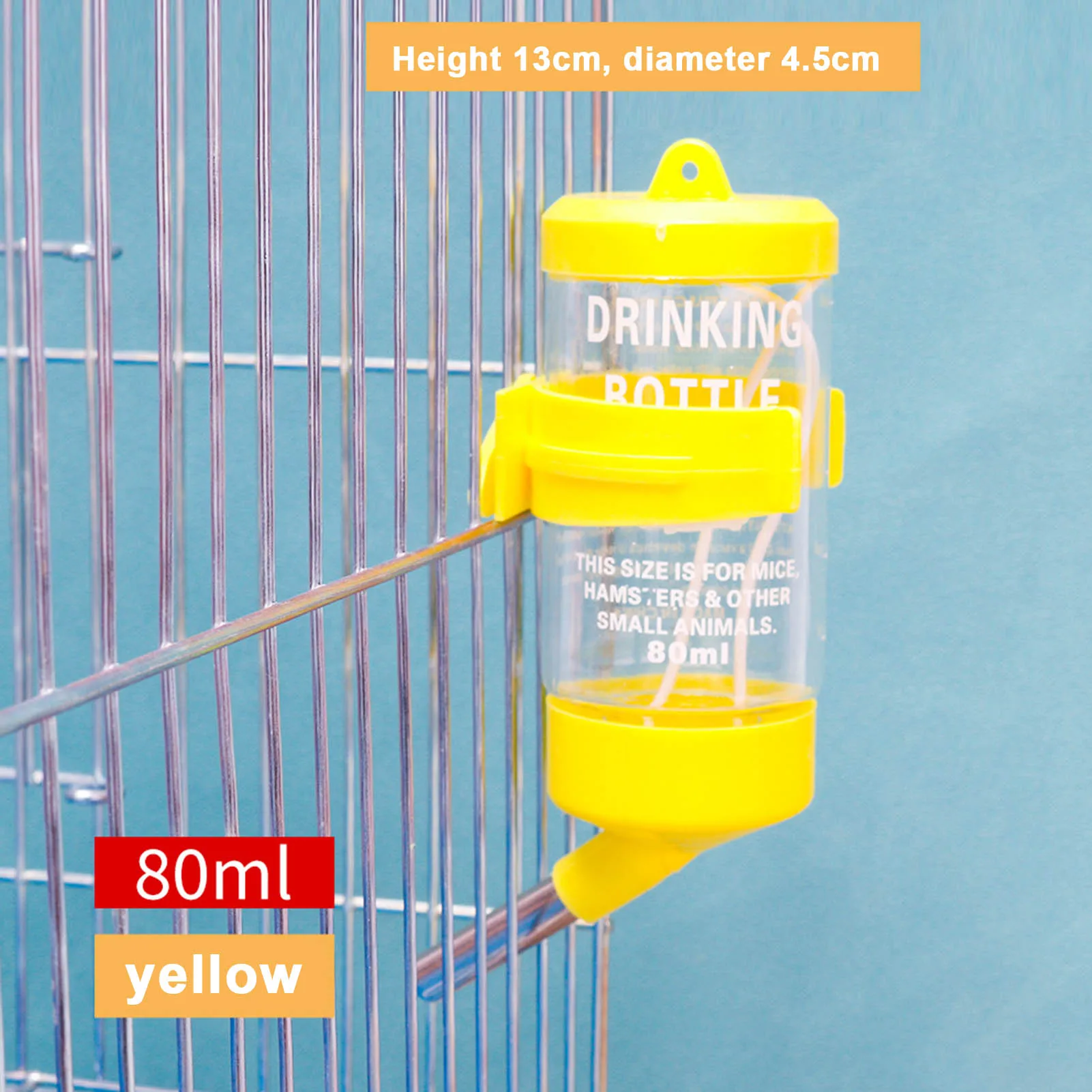 Bebedouro para Hamster à Prova de Vazamentos com Fivela Suspensa - Imagem 6