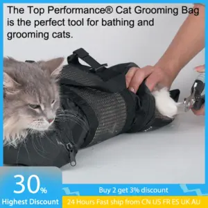 saco de banho para gatos em oxford