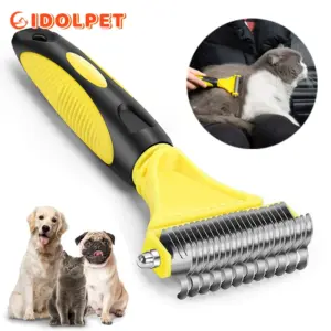 escova de aço para cães e gatos