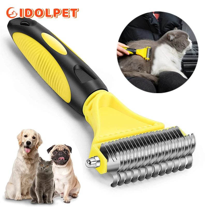 escova de aço para cães e gatos