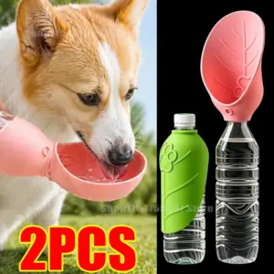 dispensador de água portátil dobrável para cães e gatos