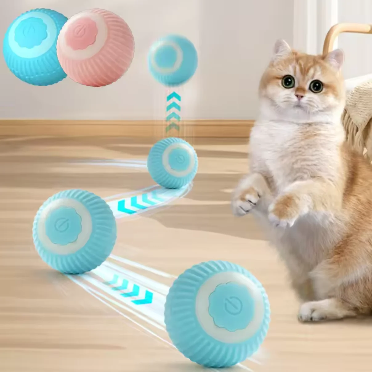 bola interativa para gatos inteligente