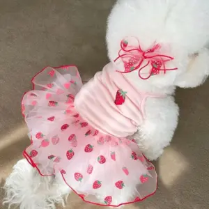 vestido para cães pequenos estilo princesa