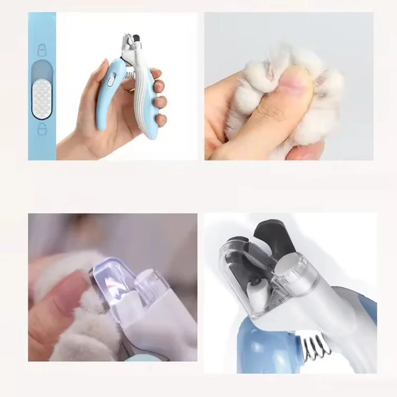 Cortador de Unhas para Cães e Gatos com LED e Trava de Segurança - Imagem 4