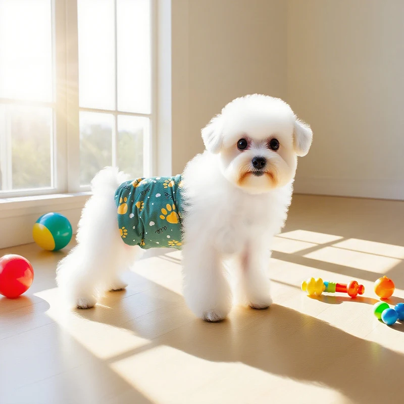 Kit 3 Fraldas Reutilizáveis para Cães Machos Laváveis - Imagem 3