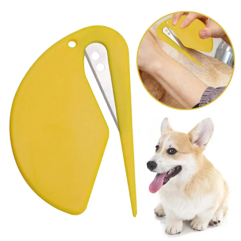 Escova para Cães e Gatos de Plástico e Metal para Remover Nós - Imagem 5