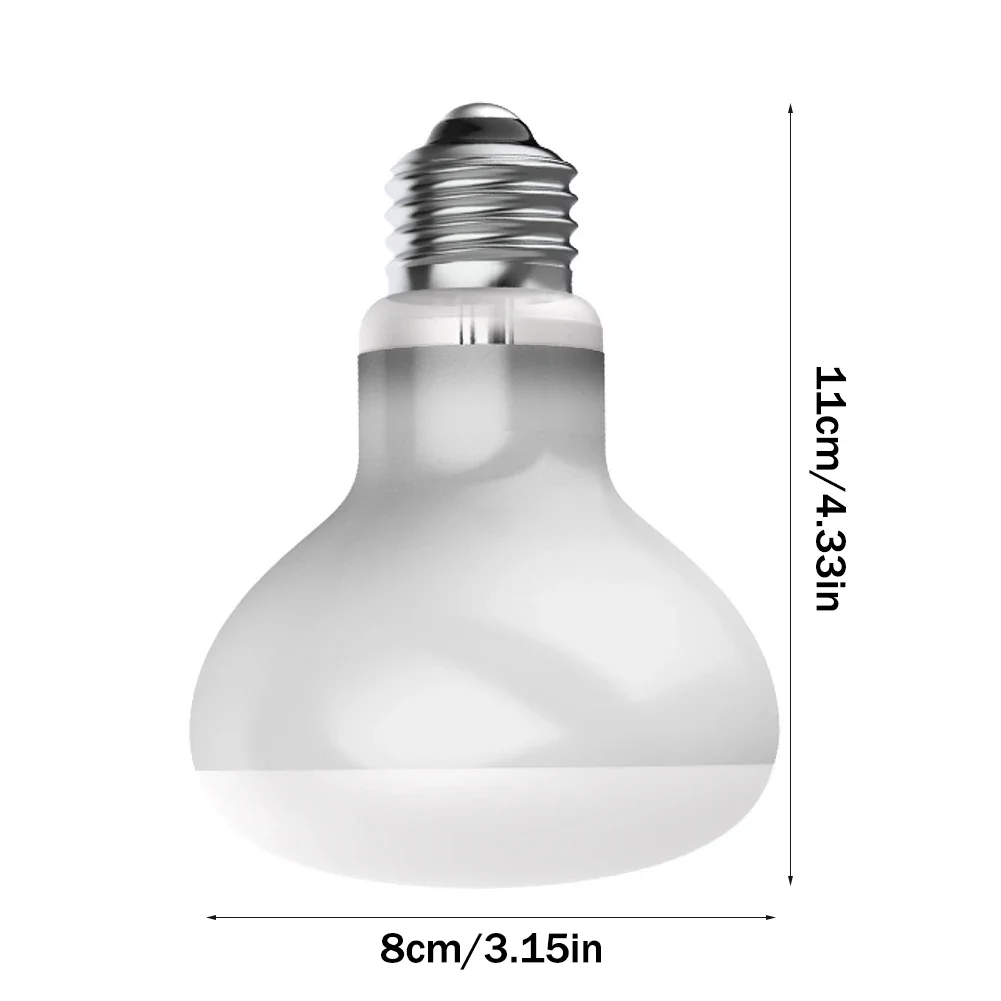 Lâmpada de Calor UVA para Répteis 25-100W Bocal E27 - Imagem 6