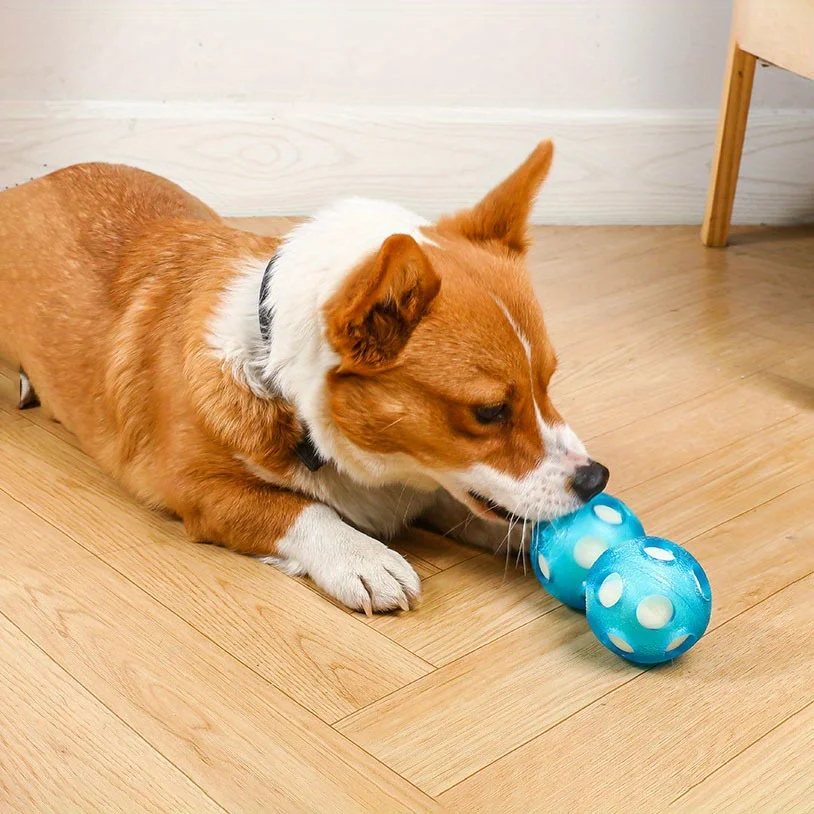 Bola Flutuante para Cães TPR Interativa Azul - Imagem 6