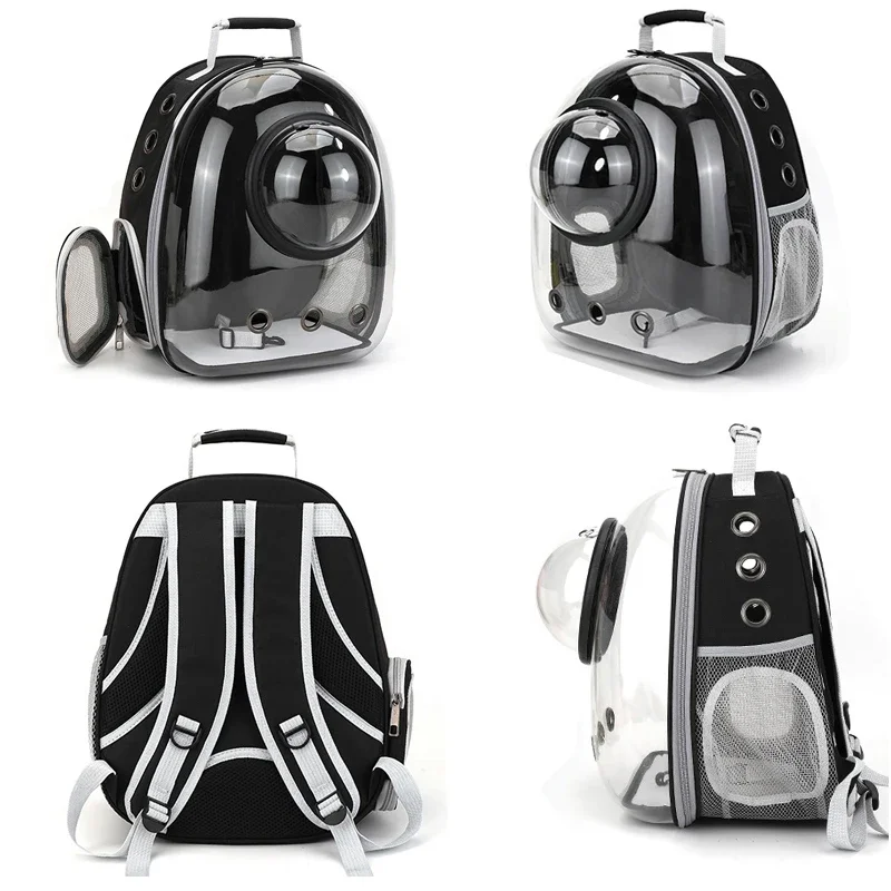 Mochila para Gatos e Cães Pequenos com Bolha Transparente e Ventilação - Imagem 6