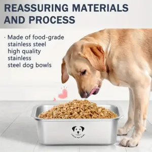 tigela de aço inoxidável para cães e gatos