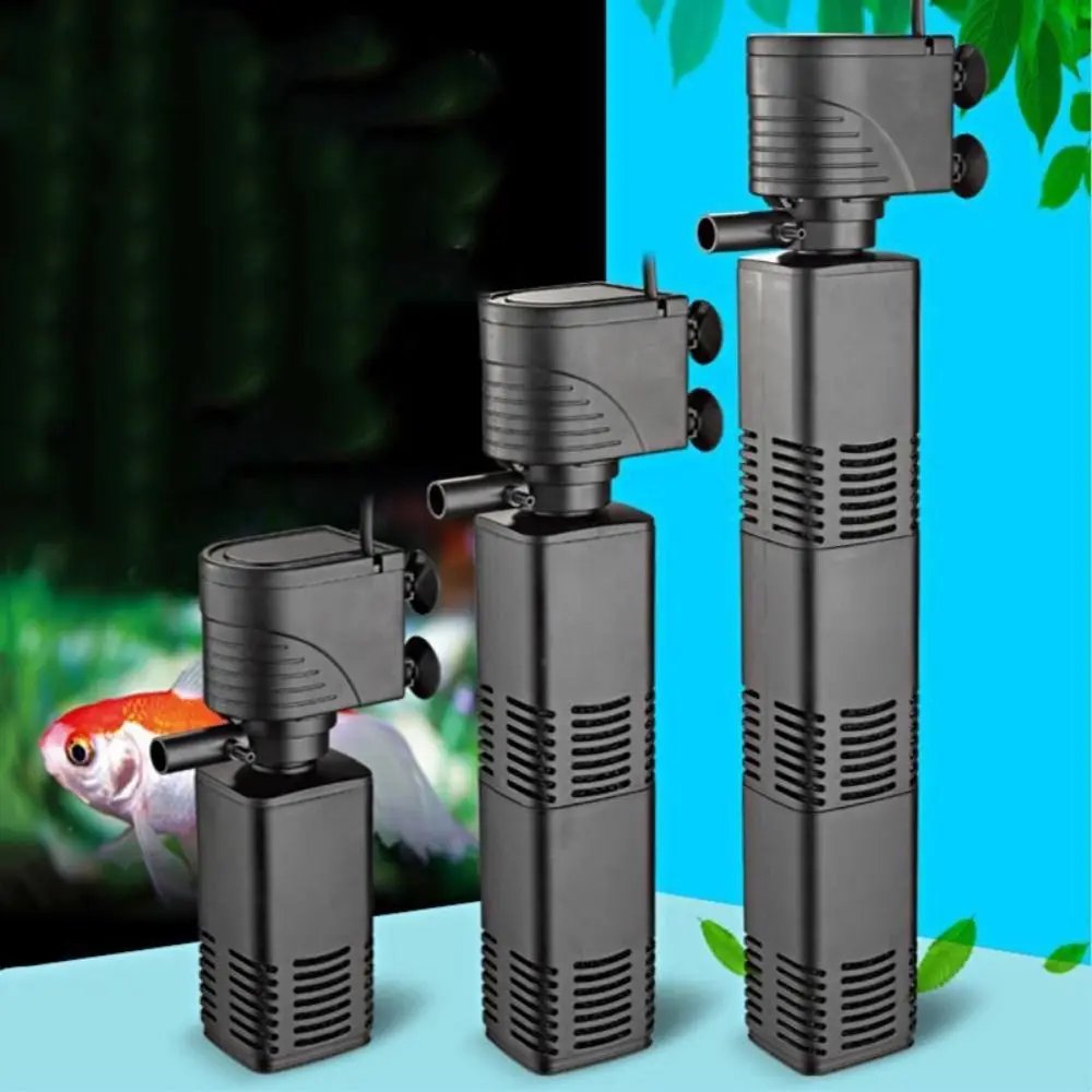 Filtro de Aquário Plástico 3 em 1 com Esponja Interna para Oxigenação - Image 3