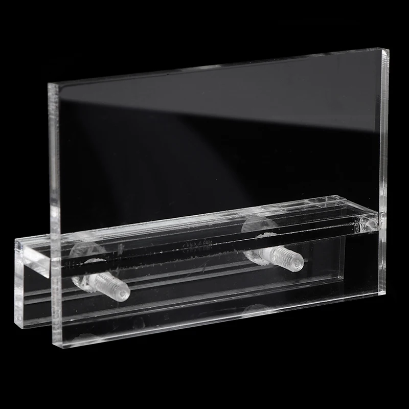 Suporte de Luz para Aquário de Acrílico Transparente 11x7,5 cm com Fixação por Parafuso - Imagem 5