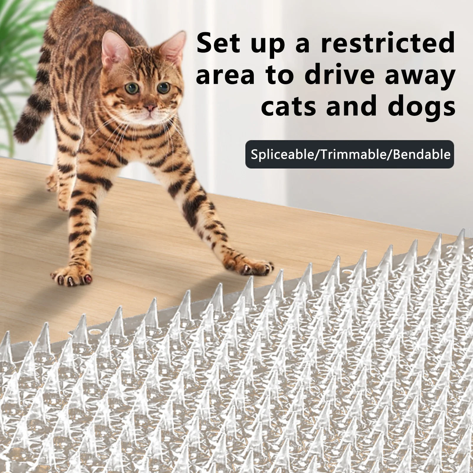 tapete anti-gato para jardim