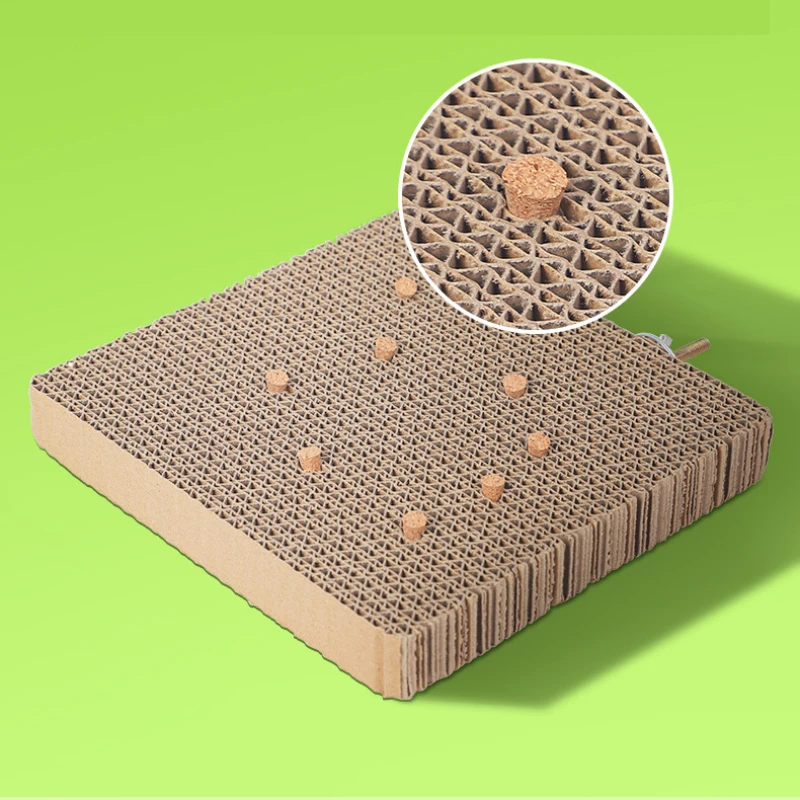 Brinquedo de Papel para Pássaros, Papagaios e Conures com Poleiro de Cortiça - Imagem 4