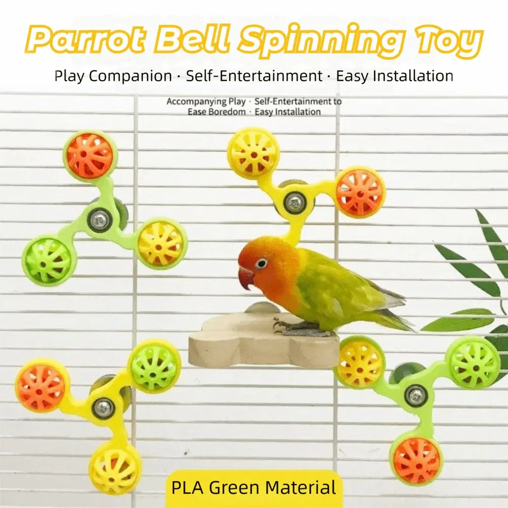 Brinquedo Giratório para Papagaios de Plástico com Instalação Fácil - Imagem 4