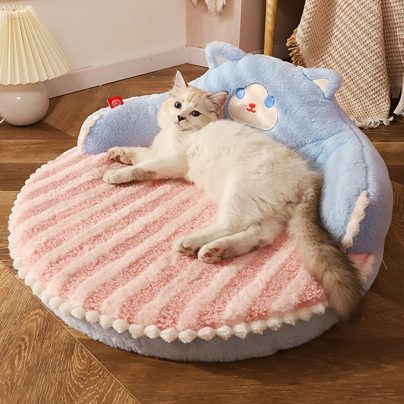 Cama Pet Hoopet para Cães Pequenos e Gatos com Tapete Removível - Imagem 3