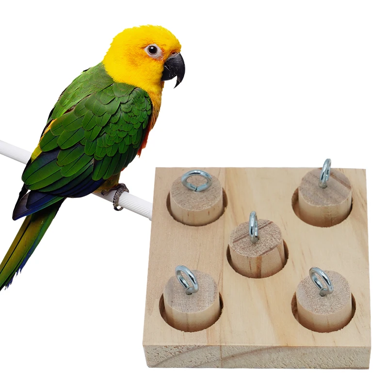 Brinquedo para Pássaros e Papagaios com Anéis de Plástico Coloridos - Imagem 6