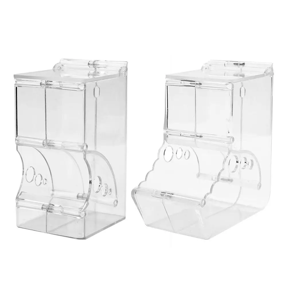 Comedouro para Hamster e Roedores Plástico Transparente com Gancho - Imagem 4
