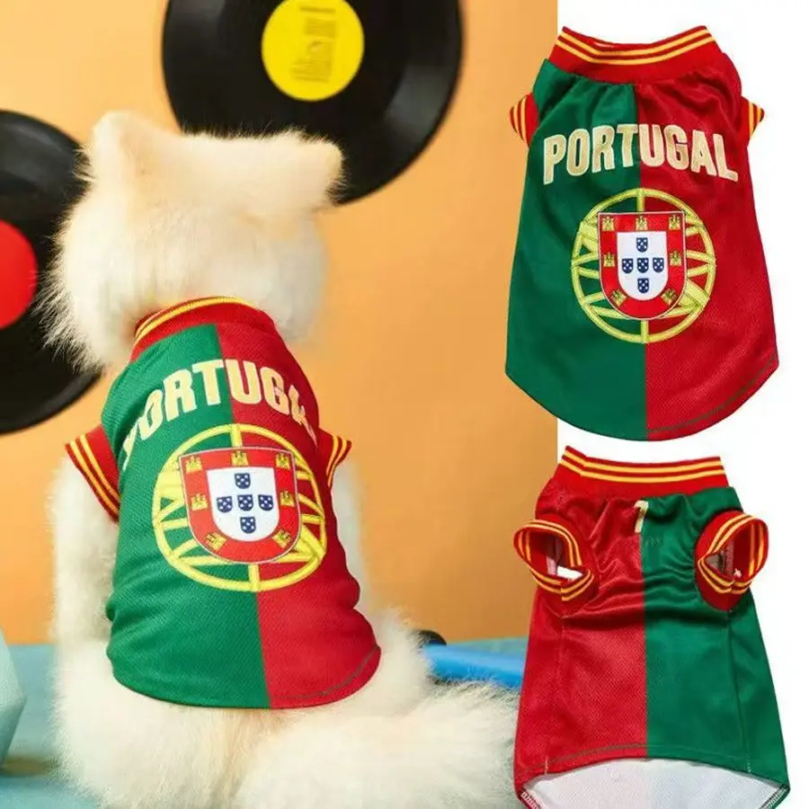 Roupa Esportiva para Cães e Gatos de Poliéster Respirável para Verão - Image 4