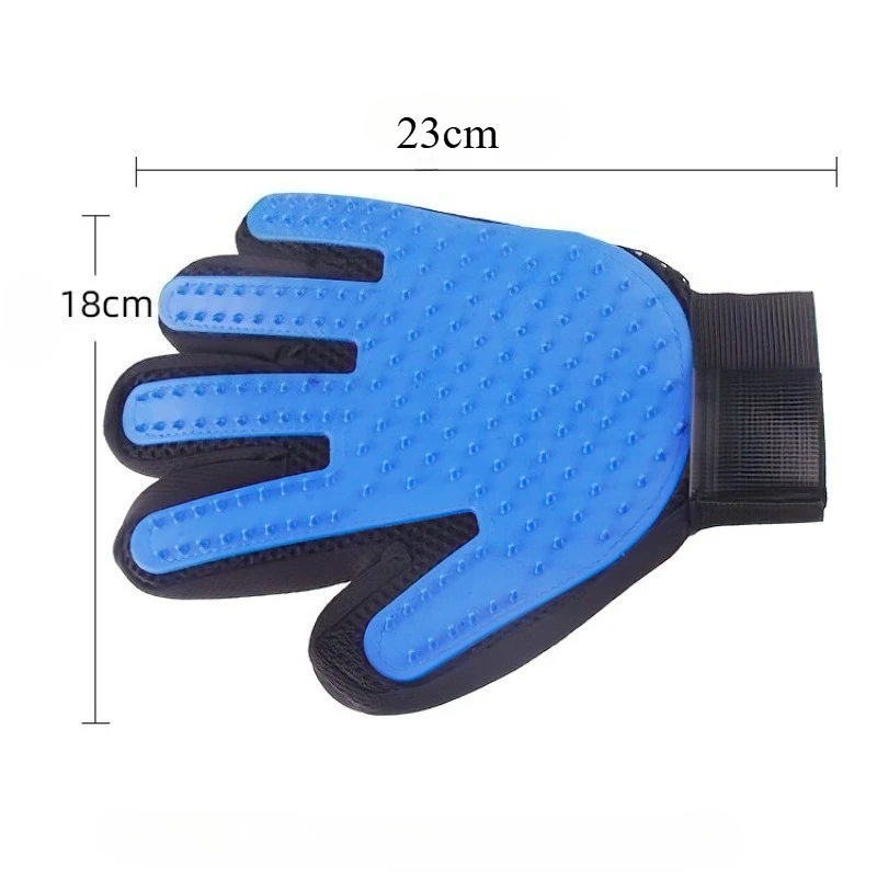 Luva Removedora de Pelos para Cães e Gatos de Silicone para Banho - Imagem 3