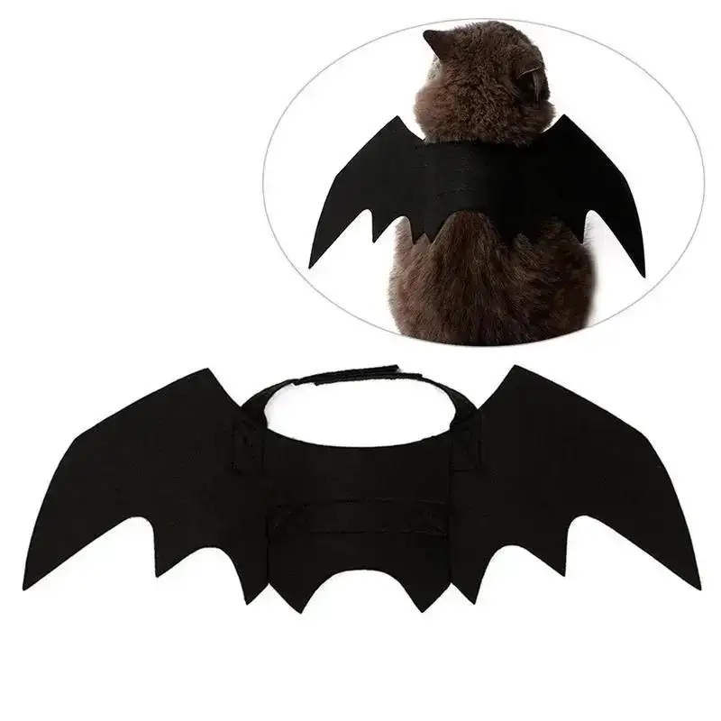 Asas de Morcego para Gatos de Feltro com Ajuste em Velcro para Fantasia - Image 4