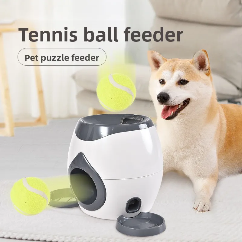 Lançador de Bolas para Cães Interativo Manual com Dispensador de Petiscos - Image 5