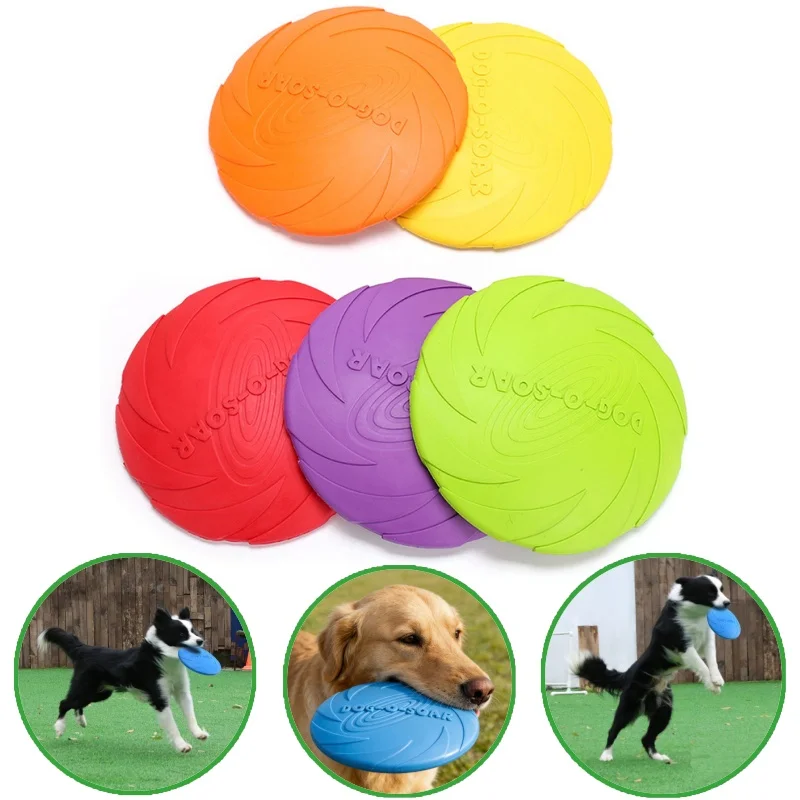 disco voador de silicone para cães