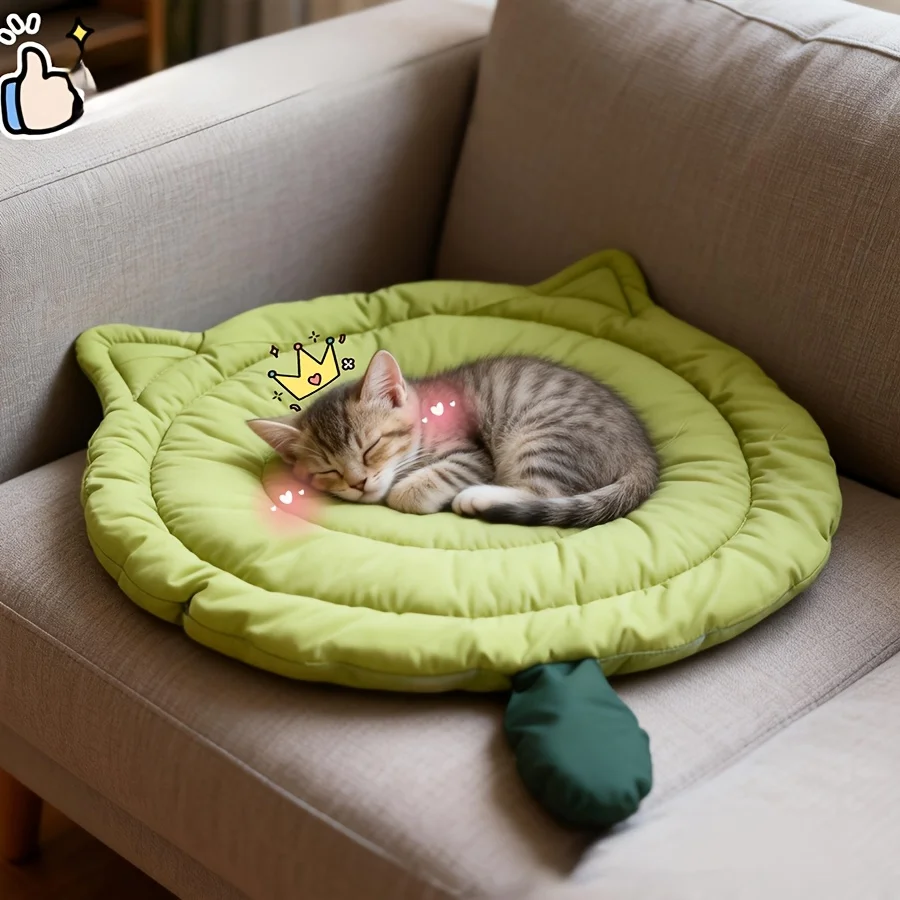 cama sofá de pelúcia lavável para gatos