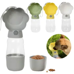 garrafa de água portátil para cães e gatos