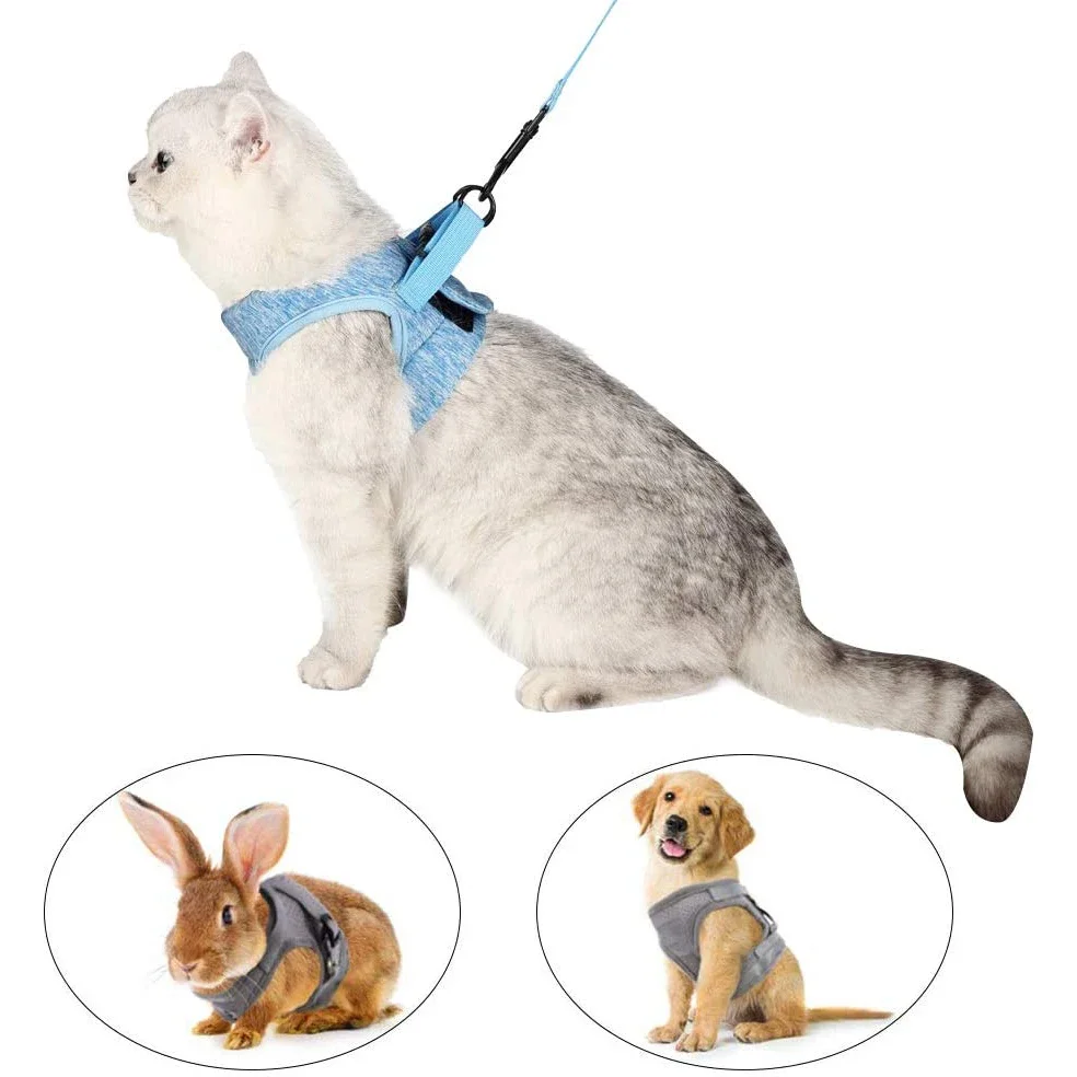 Colete para Gatos com Tiras Refletivas Respiráveis e Ajustáveis - Image 2