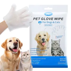 toalhetes luva para cães e gatos