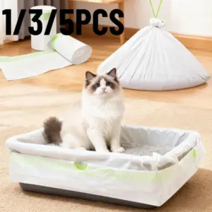 rolos de sacos para caixa de areia de gatos