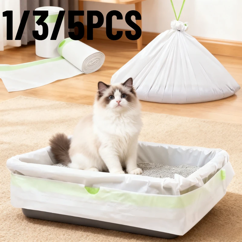 rolos de sacos para caixa de areia de gatos