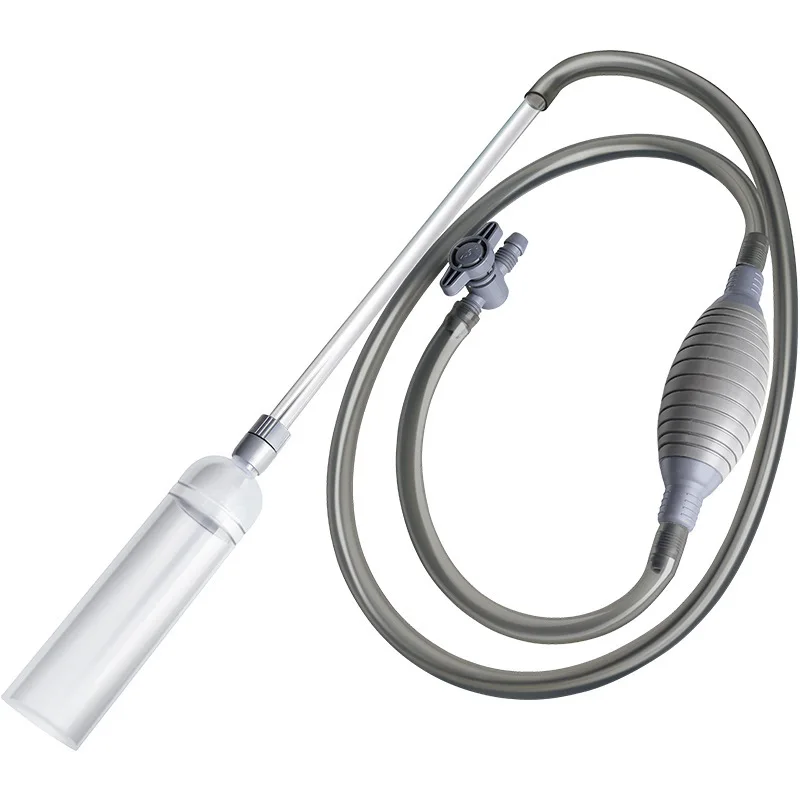 Sifão para Aquário Manual Branco para Troca de Água e Limpeza - Imagem 6
