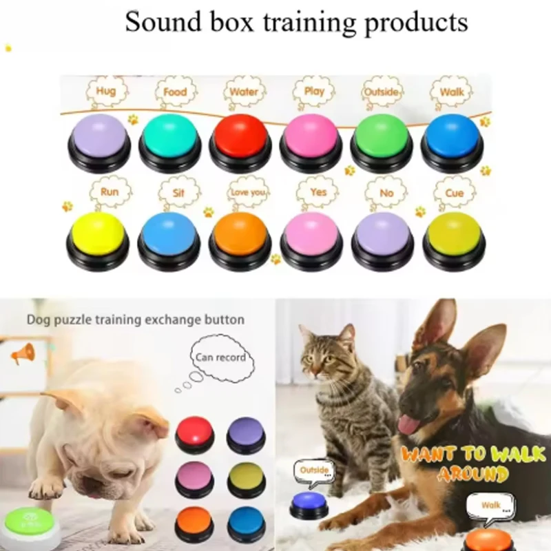 Botão de Gravação de Voz para Cães de até 30s para Treinamento - Imagem 3