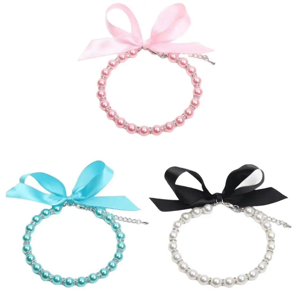 Coleira para Gatos com Pérolas Simuladas e Laço Ajustável - Image 6