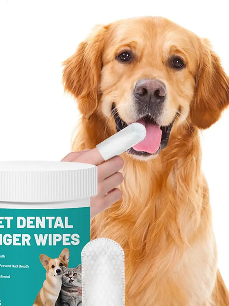 Toalhetes Descartáveis para Dentes de Cães 50 Unidades Macios para Uso Diário - Imagem 2
