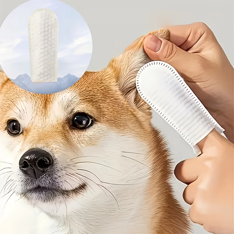 Lenços Descartáveis para Cães e Gatos 99 Unidades para Limpeza de Dentes e Ouvidos - Imagem 5