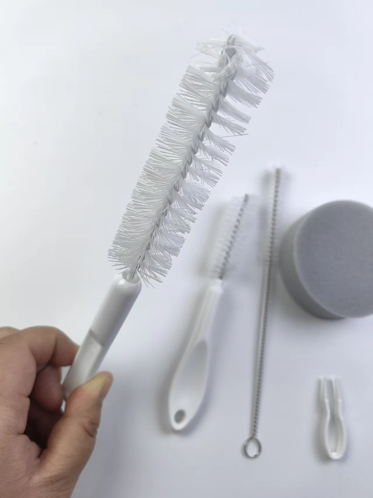 Escovas de Limpeza para Fontes de Água de Gatos, Cor Branca - Imagem 4