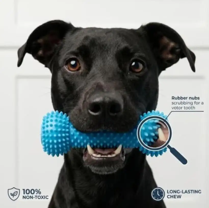 Brinquedo Interativo para Cães com Ventosa e Corda de Puxar - Imagem 4