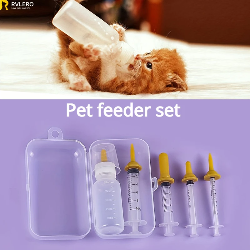 kit de alimentação para filhotes de cães e gatos