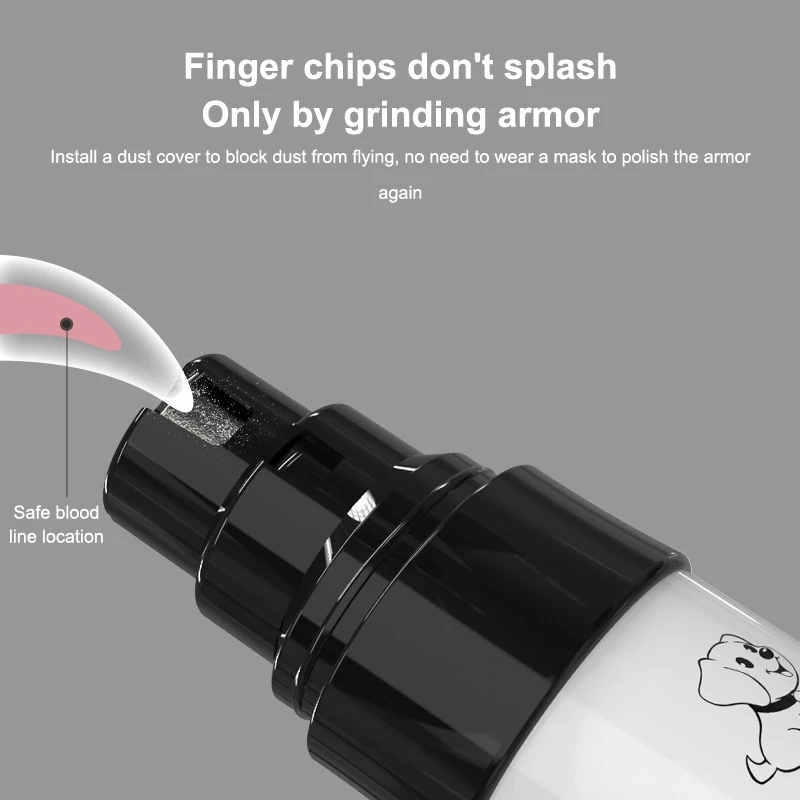 Lixadeira de Unhas para Cães e Gatos com 2 Velocidades e 3 Pontas - Imagem 3