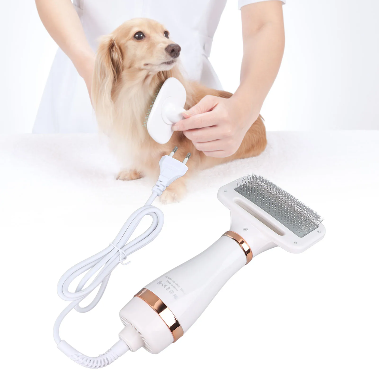 Secador de Pelos para Cães e Gatos 2 em 1 com Escova - Imagem 4