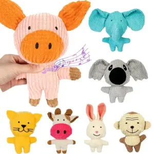 brinquedo sonoro de pelúcia para cães e gatos